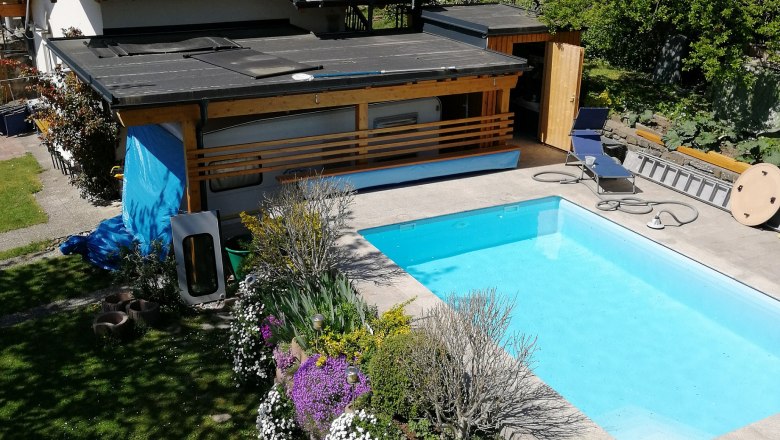 Pool of the Freunthaler vacation home, © Kurt Freunthaler Pool of the Freunthaler vacation home, © Kurt Freunthaler