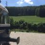 Blick vom Vorgarten Richtung Waggon, © M. Schorn Blick vom Vorgarten Richtung Waggon, © M. Schorn