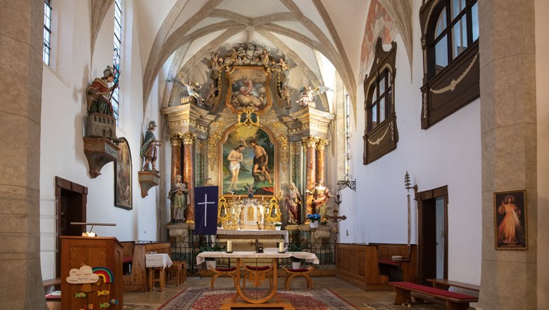 Pilgrimage church Altenmarkt inside, © Erwin Schefstoss Pilgrimage church Altenmarkt inside, © Erwin Schefstoss