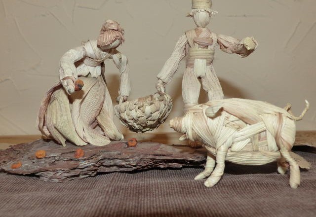Kreativstube Annaberg, corn straw figures, &copy; Josef Schachinger