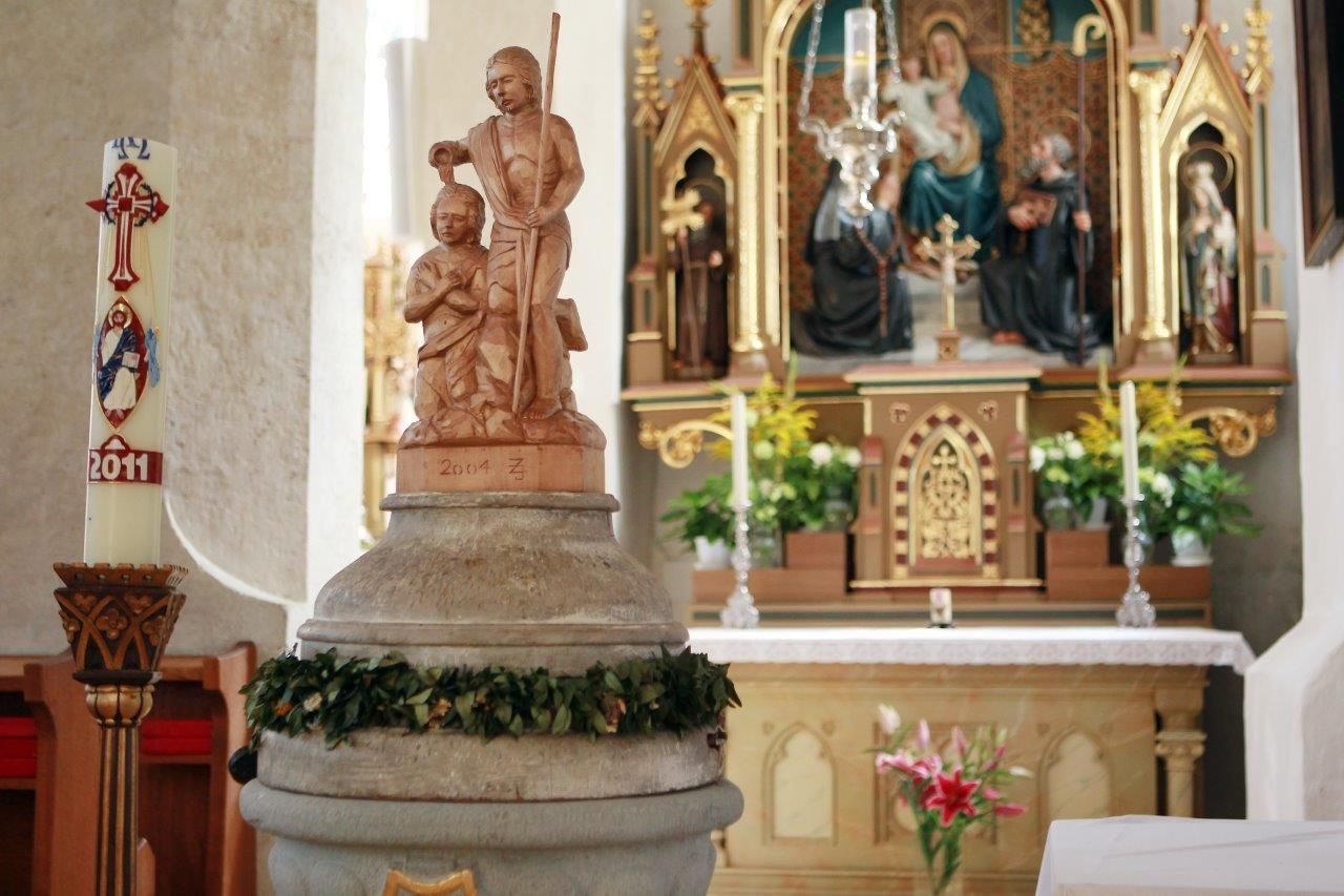 Cardinal König's baptistery in Rabenstein an der Pielach