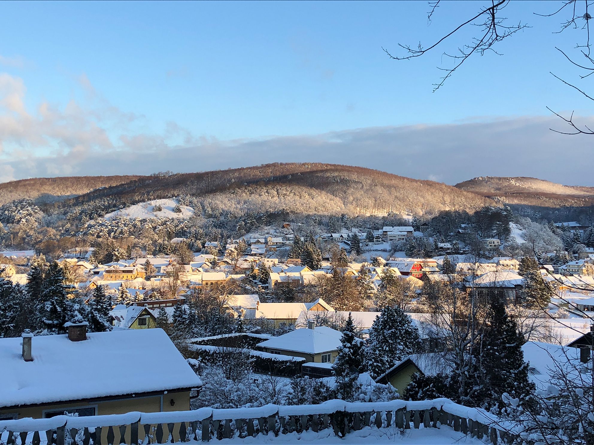 Alland in winter