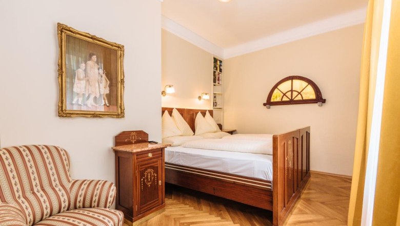 Rooms at the Hotel Drei Hasen, © Rudy Dellinger