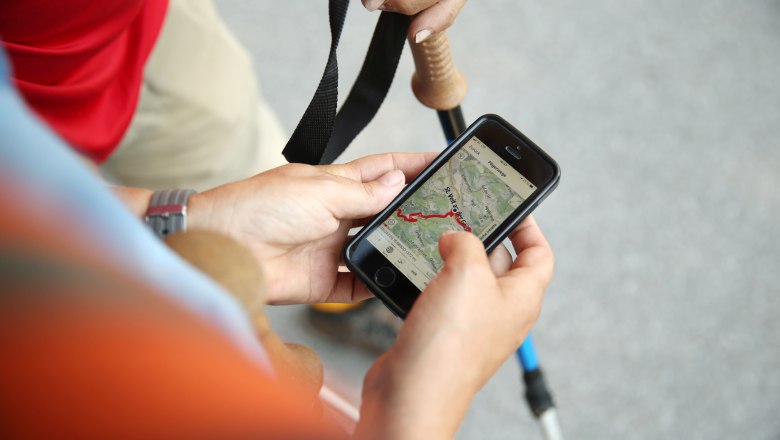 With the pilgrimage app you're always on the right path, © weinfranz.at