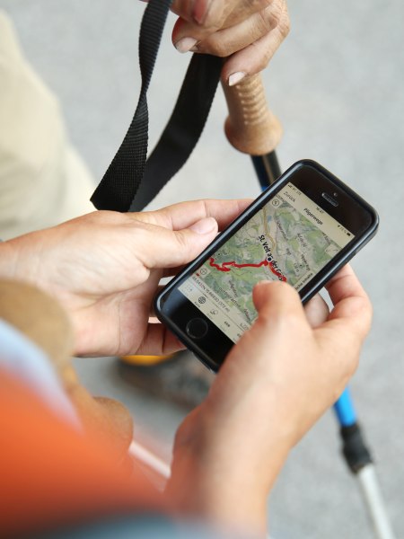 With the pilgrimage app you're always on the right path, © weinfranz.at