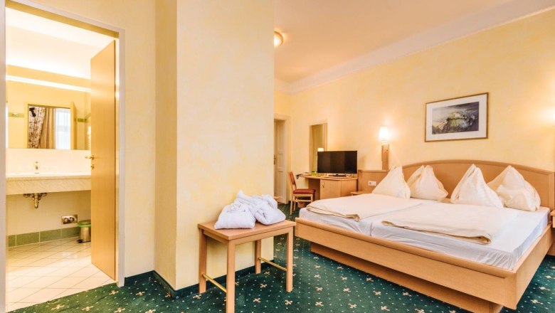 Rooms at the Hotel Drei Hasen, © Rudy Dellinger