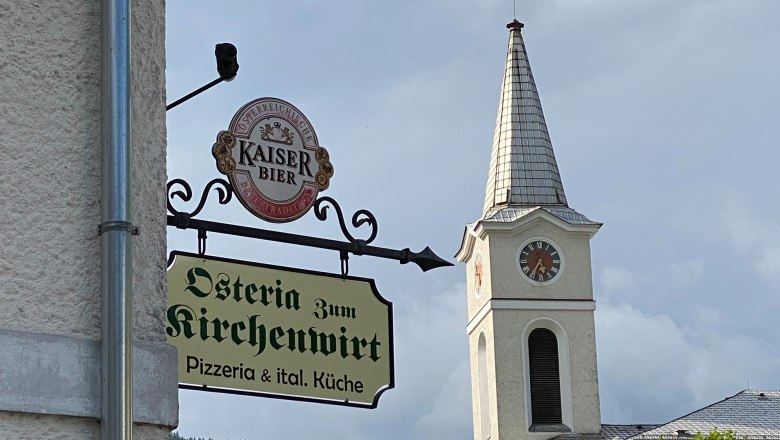 Close to the church - as the name suggests, © Osteria zum Kirchenwirt