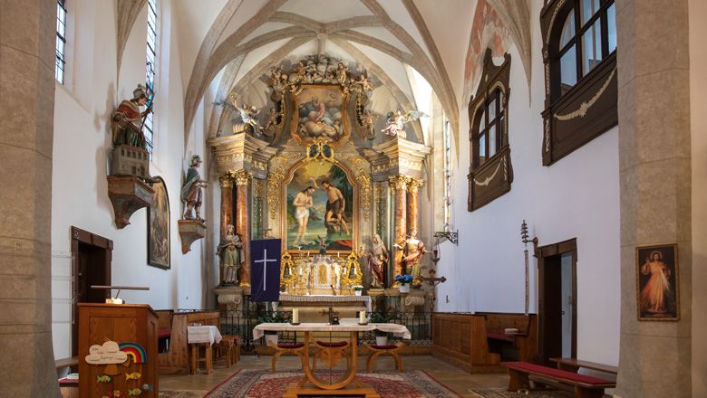 Pilgrimage church Altenmarkt inside
