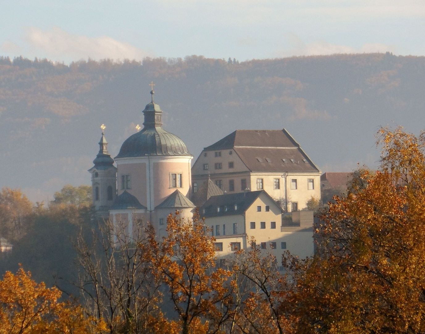 View of the Christkindl pilgrimage church